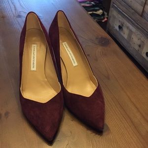 Diane von Furstenberg suede pumps - EXC condition